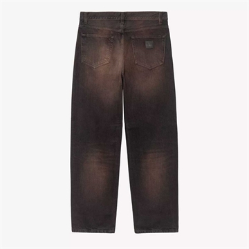 Carhartt WIP Aaron Pant Black Tobacco Used Wash